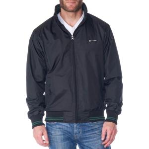 Alpine Swiss Alvin Mens Lightweight Bomber Jacket Casual Windbreaker Varsity Style Coat Versatile Stylish Everyday Outerwear(Black Green)