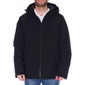 Alpine Swiss Mens Waterproof Ski Jacket Hooded Snowboarding Coat Warm Winter Snow Jacket Raincoat(Black)