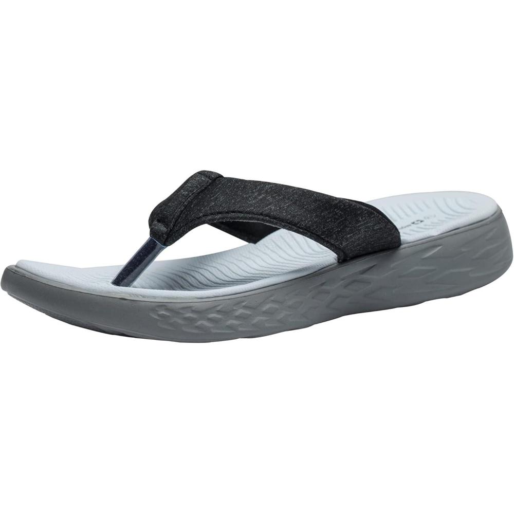 image:imageAlpine Swiss Holly Womens Flip Flops  Comfortable Anti Slip EVA Foam Thong Sandals with Arch Support  Lightweight WaterResistant Indoor Outdoor Beach amp Pool ShoesBlack