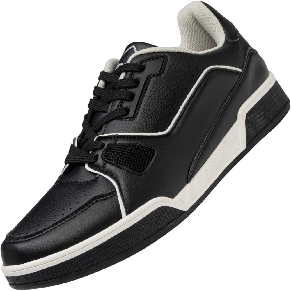 image:imageAlpine Swiss Remy Mens Fashion Sneakers Casual Athletic Low Top Comfortable Tennis ShoesBlack