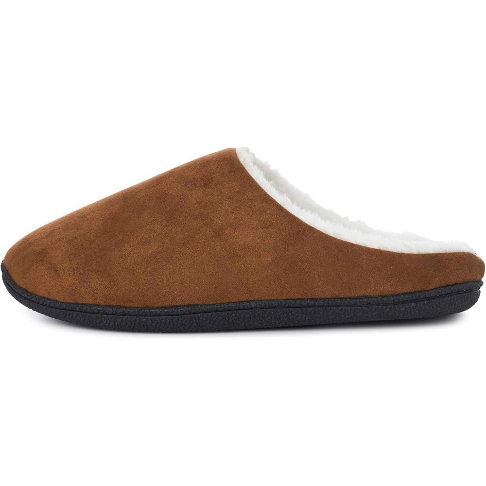 image:imageAlpine Swiss Renald Mens Memory Foam Clog SlippersChestnut