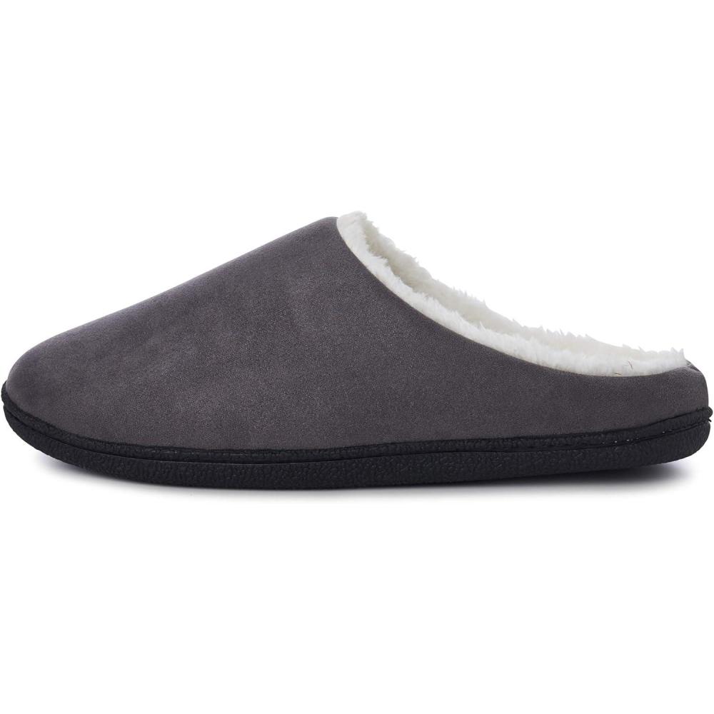 image:imageAlpine Swiss Renald Mens Memory Foam Clog SlippersGrey
