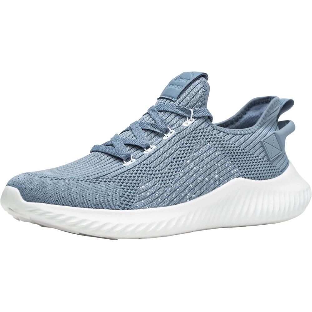 image:imageAlpine Swiss Ryan Mens Lightweight Knit Fashion Sneakers Athletic Tennis ShoesBlue