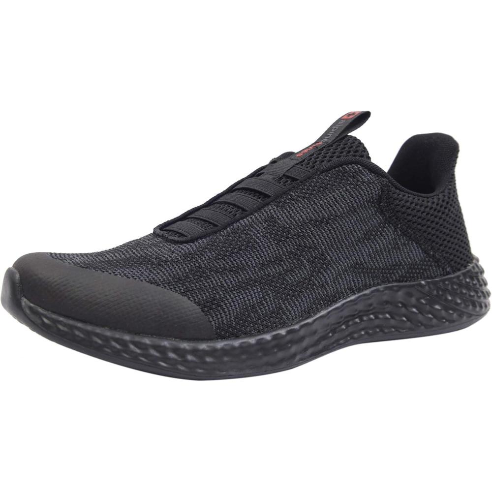 image:imageAlpine Swiss Troy Mens Mesh Knit Slip On Sneakers Athletic Lightweight Tennis ShoesBlack