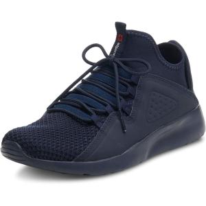 Alpine Swiss Mens Fashion Sneakers Lightweight Knit Tennis Shoes(Navy)