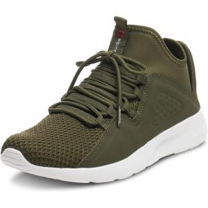 Alpine Swiss Mens Fashion Sneakers Lightweight Knit Tennis Shoes(Olive)