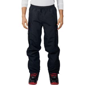 Alpine Swiss Mens Snowboard Pants 10K Waterproof Insulated Cargo Ski Pants Breathable Winter Snow Sport Outdoor Trousers(Black)