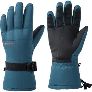 Alpine Swiss Mens Waterproof Gauntlet Snow Ski Gloves Winter Sport Snowboarding Windproof Warm 3M Thinsulate(Blue)