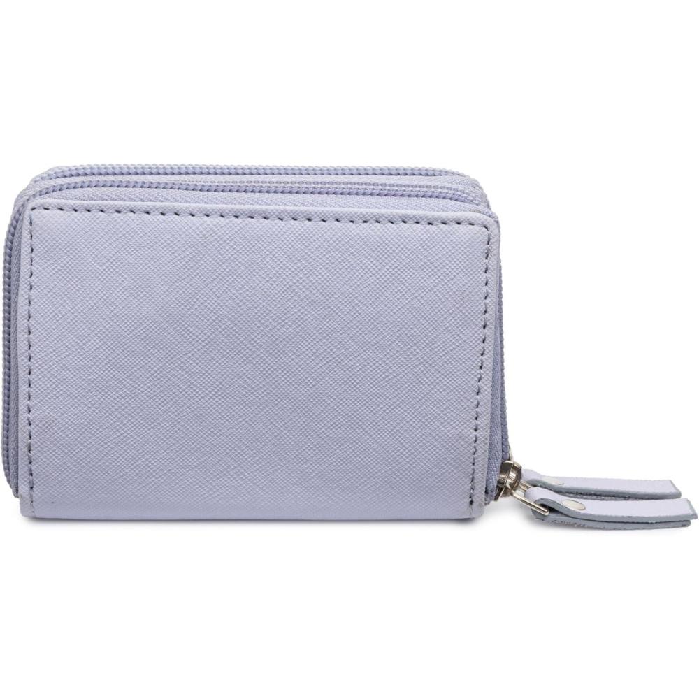 image:imageAlpine Swiss Womens Accordion Organizer Wallet Leather Credit Card Case ID BlackLilac