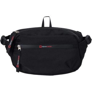 Alpine Swiss Fanny Pack Adjustable Waist Bag Sling Crossbody Chest Pack Bum Bag Black(Black)