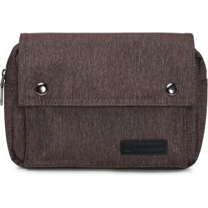 Alpine Swiss Fanny Pack Waist Bag Adjustable Belt Strap Crossbody Sling Bum Bag Black(Brown)