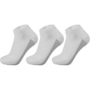 Alpine Swiss Mens Athletic Performance Low Cut Ankle Socks Breathable Cotton Multipack Socks(3 Pack White)
