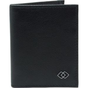 Alpine Swiss Mens RFID Wallet Slim Minimalist Card Case Genuine Leather Front Pocket Wallet for Business or Credit Cards Black(Black)
