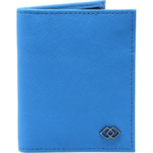 Alpine Swiss Mens RFID Wallet Slim Minimalist Card Case Genuine Leather Front Pocket Wallet for Business or Credit Cards Black(Crosshatch Aqua)