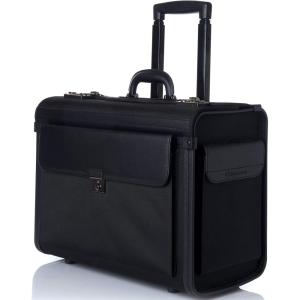 Alpine Swiss Rolling 17″ Laptop Briefcase on Wheels Attache Lawyers Case Legal Size