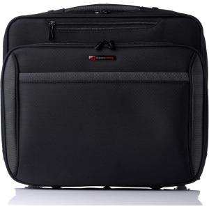 Alpine Swiss Rolling Laptop Briefcase Wheeled Overnight Carry on Bag Up to 15.6 Inches Notebook – Carries Legal Size Files(Black)