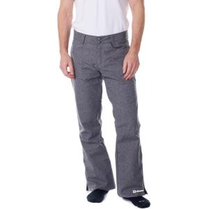 Alpine Swiss Mens Waterproof Ski Snowboarding Pants Insulated Winter Snow Pants(Gray)