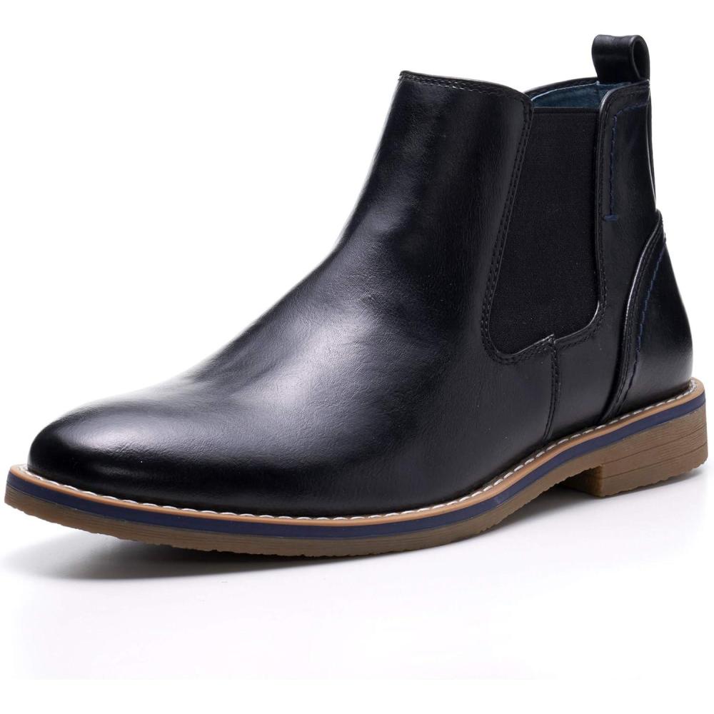 image:imageAlpine Swiss Mens Owen Chelsea Boots Pull Up Ankle Boots Black 9 M US