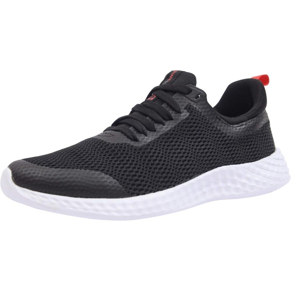 image:imageAlpine Swiss Wade Mens Lightweight Mesh Sneakers Lace Up Low Top Tennis Shoes BLK 11 M US