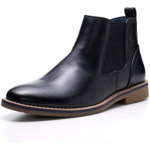 Alpine Swiss Mens Owen Chelsea Boots Pull Up Ankle Boots Black 9 M US